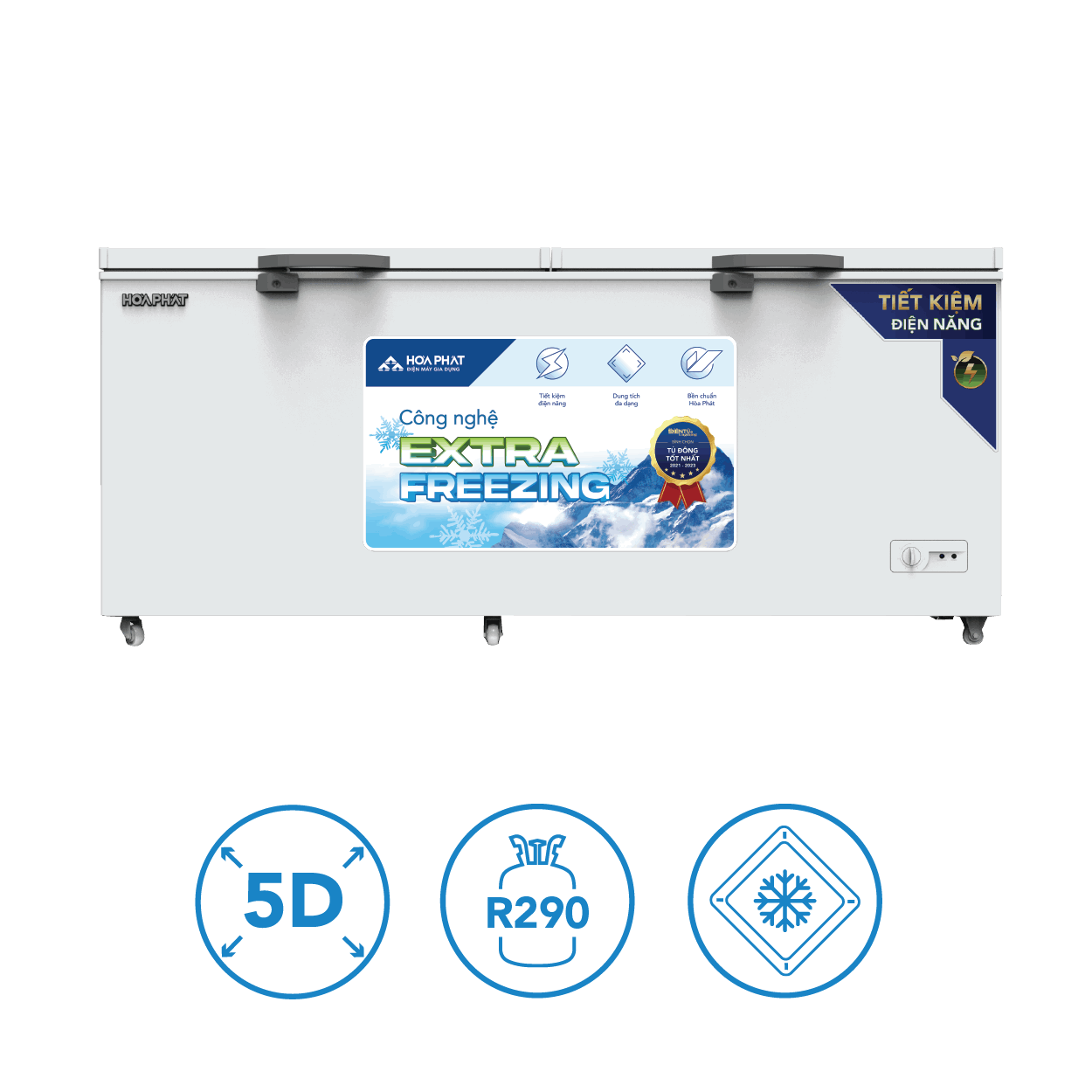 Tủ bảo quản 1 ngăn đông Hòa Phát 783L HPF- AD6783